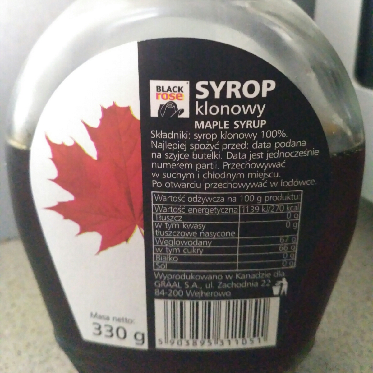 Maple syrup from Black rose - Vegan Product Reviews & Ratings | abillion