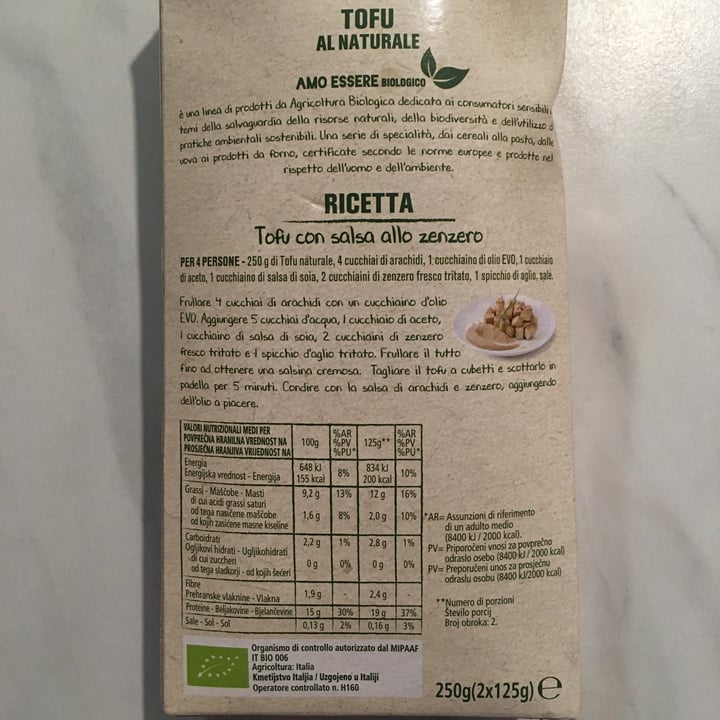 photo of Amo Essere Veg Tofu Al Naturale shared by @itsanavi on  15 Nov 2020 - review