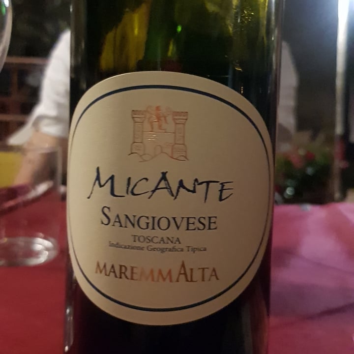 review photo of Micante/maremmaalta Vino Sangiovese 2020 shared by @girlene on 22 Aug 2021 - review
