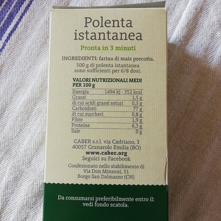 photo of Caber Polenta instantanea shared by @martibi on  23 Feb 2022 - review