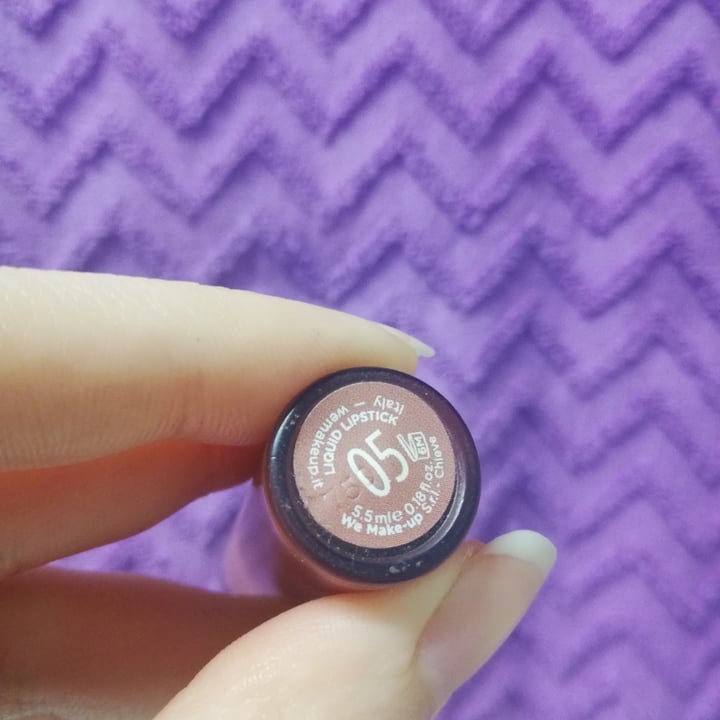 review photo of Wemakeup Ever rossetto liquido shared by @veganchick1999 on 15 Apr 2021 - review