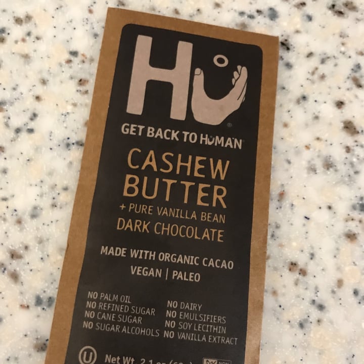 Hu Kitchen Cashew Butter + Pure Vanilla Bean Dark Chocolate Review