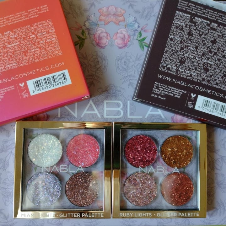 photo of Nabla Cosmetics Ruby Lights shared by @trizziveg on  18 Dec 2021 - review