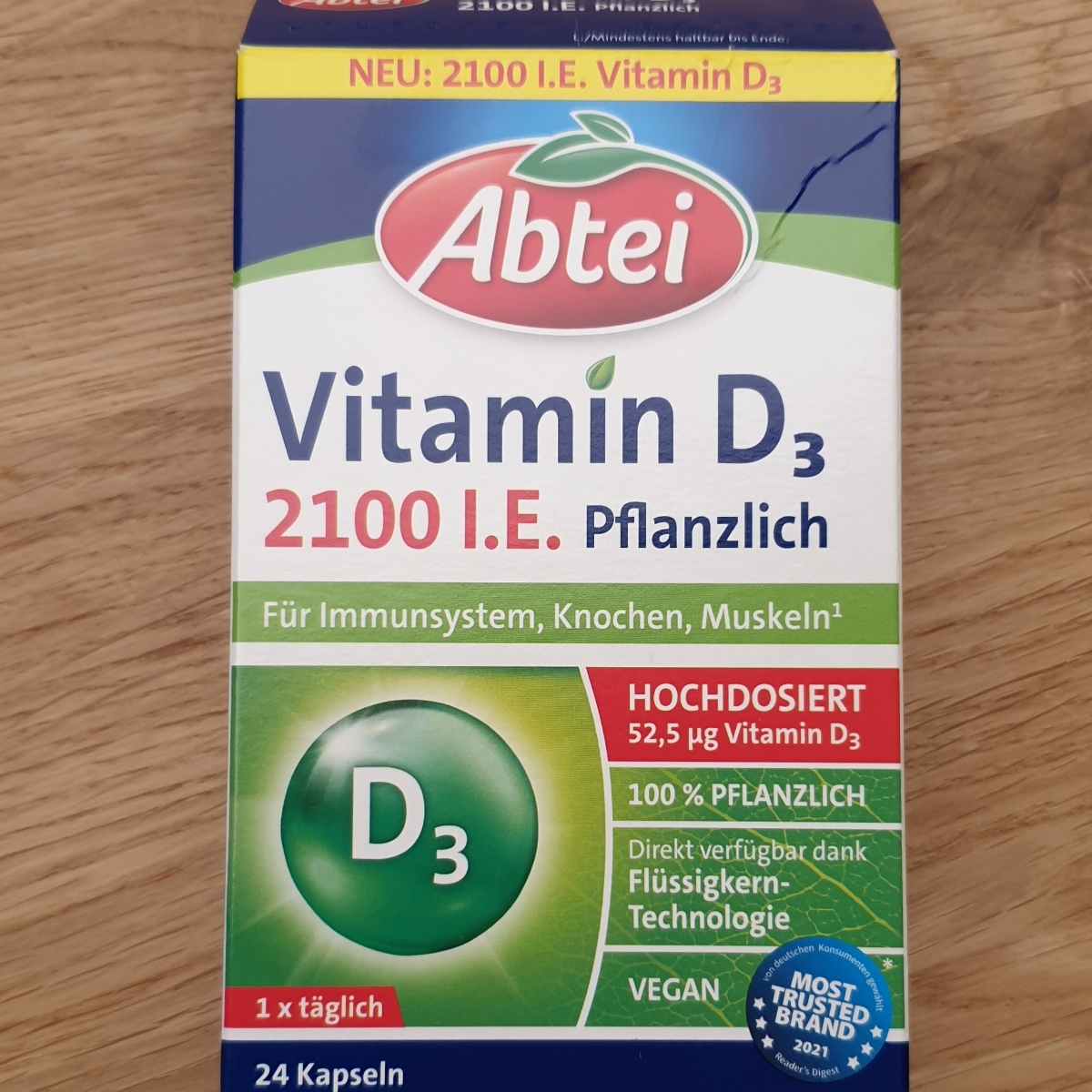 Abtei Vitamin D3 pflanzlich hochdosiert Reviews | abillion