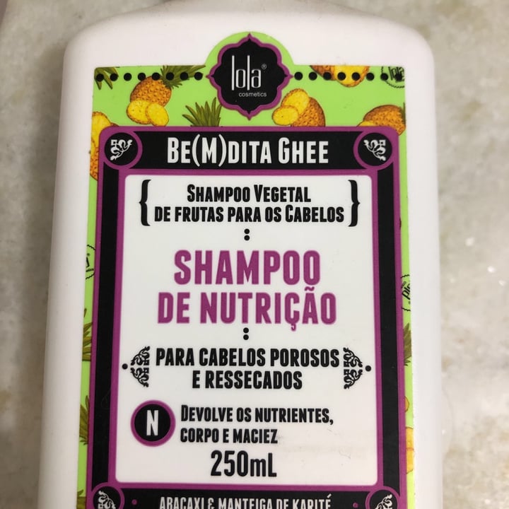 photo of Lola Cosmetics Shampoo de Nutrição shared by @vaniachocho on  12 Aug 2021 - review