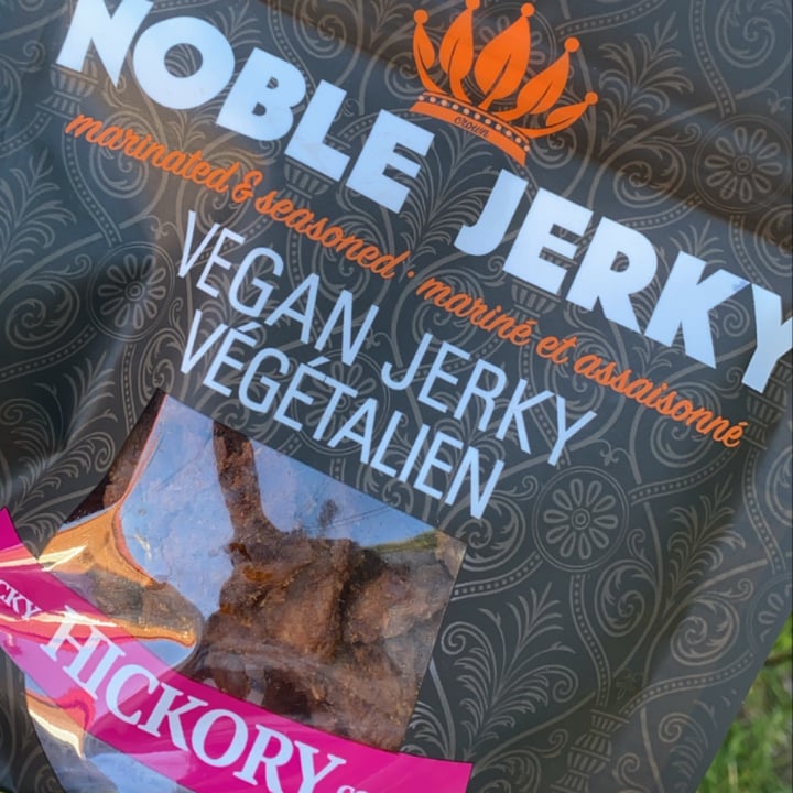 review photo of Noble Jerky Vegan Jerky Sticky Hickory shared by @thoughtfulvegan on 29 May 2021 - review
