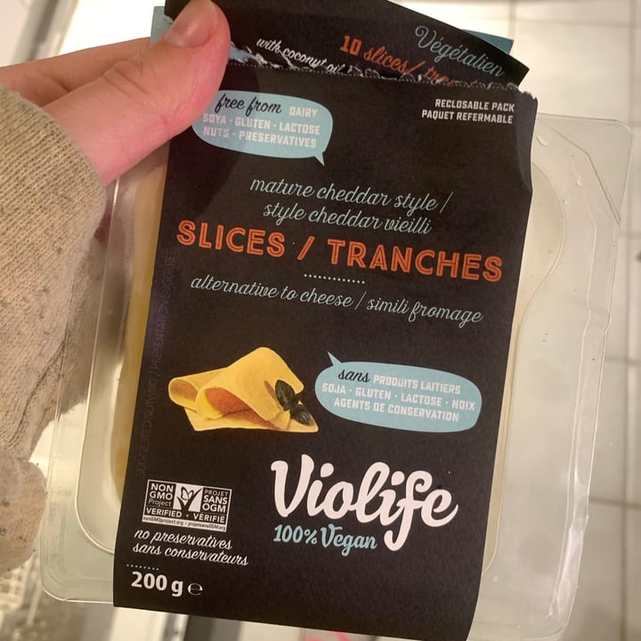 photo of Violife Mature Cheddar Slices shared by @juliemari on  07 May 2021 - review