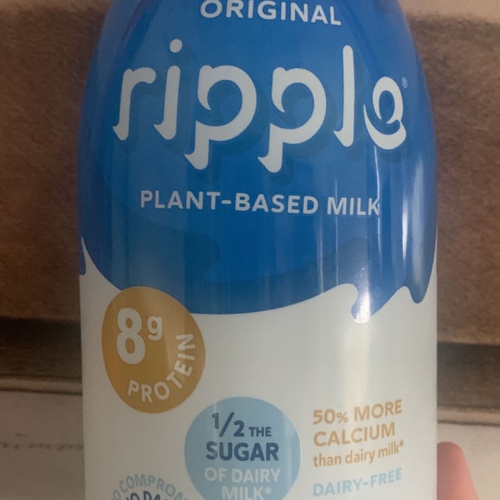photo of Ripple Foods Original Plant-Based Milk shared by @sustainablesam on  04 Nov 2022 - review