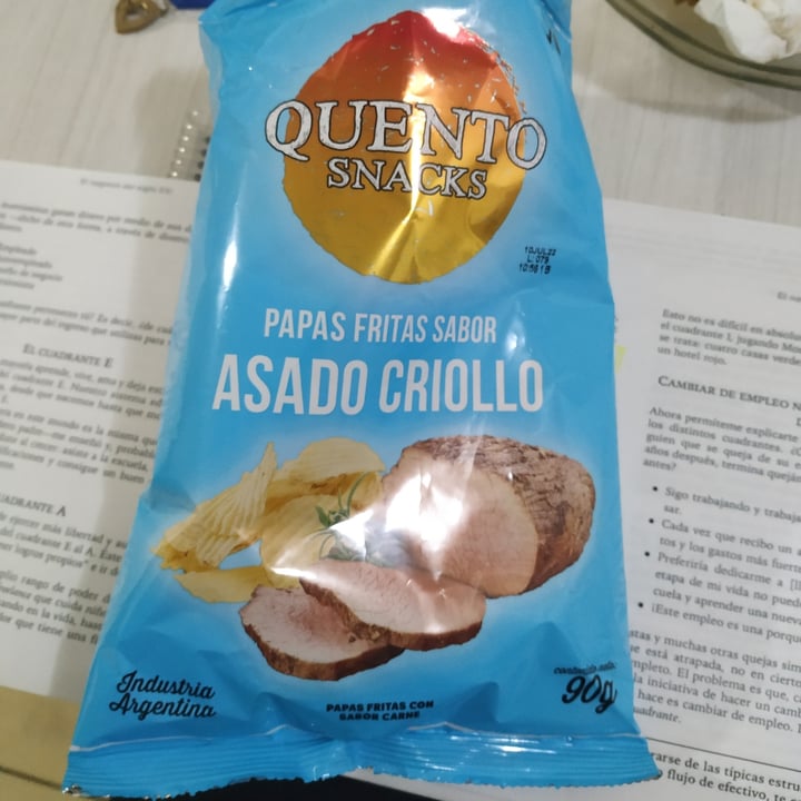 review photo of Quento Snacks Papas fritas rejilla sabor asado shared by @andres123 on 28 Mar 2022 - review