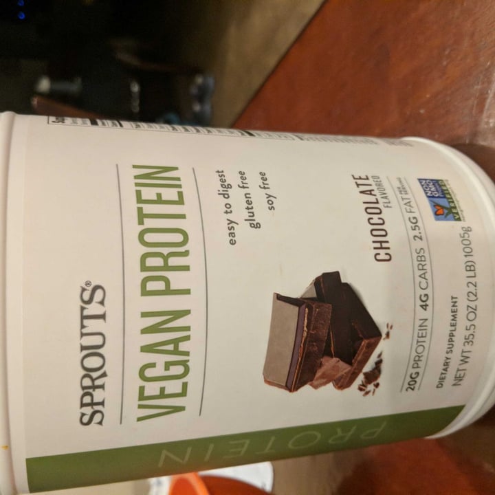 review photo of Sprouts Farmers Market Vegan protein powder shared by @vmom on 07 Jan 2020 - review
