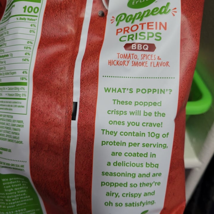 photo of Simple Truth Popped Bbq protein crisps shared by @greentini4 on  20 Oct 2021 - review