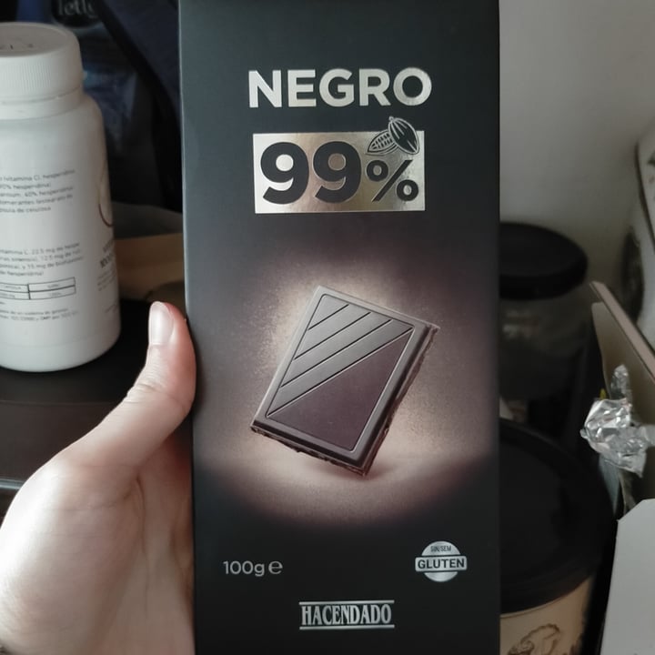 photo of Hacendado Chocolate negro 99% shared by @anarkoneja on  12 Jan 2022 - review