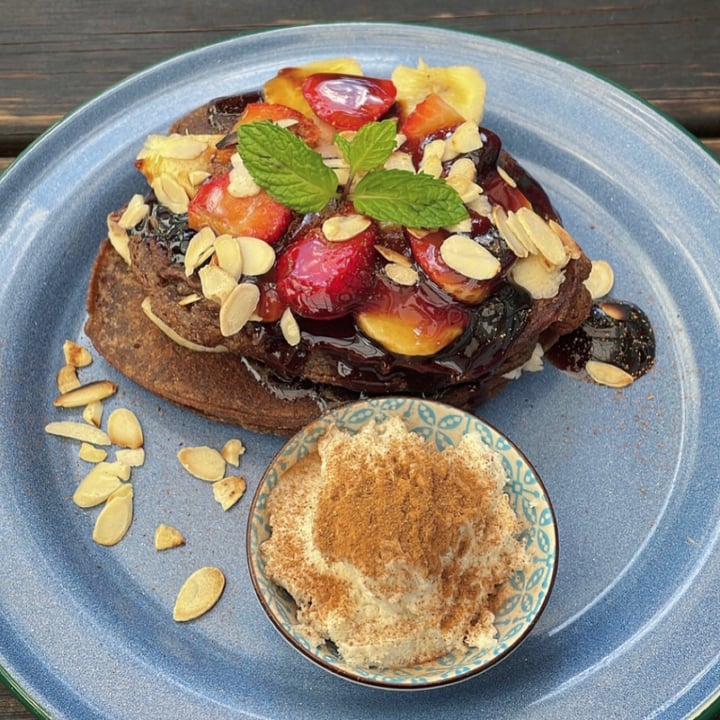 photo of Wild Food Eatery Banana Flapjacks shared by @capetownvegan on  27 Apr 2022 - review