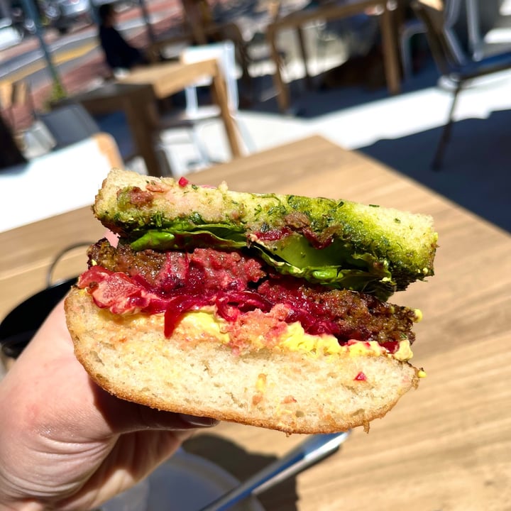 review photo of The Holy Spirit Vodka Bar and Restaurant Chef's Burger shared by @emmawagener on 02 Oct 2022 - review