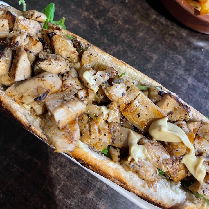 photo of La Cerveseria Clandestina Vegan Frankfurt Sandwich: Heura shared by @michellewatson on  02 Jul 2021 - review