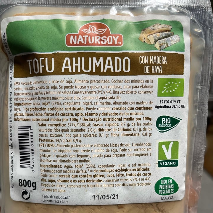 photo of Natursoy Tofu Ahumado shared by @ro-ngodrup-dorje on  23 Mar 2021 - review