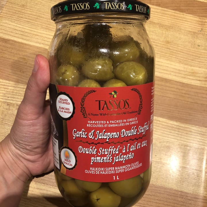 Tassos Garlic and Jalapeño Stuffed Olives Review abillion