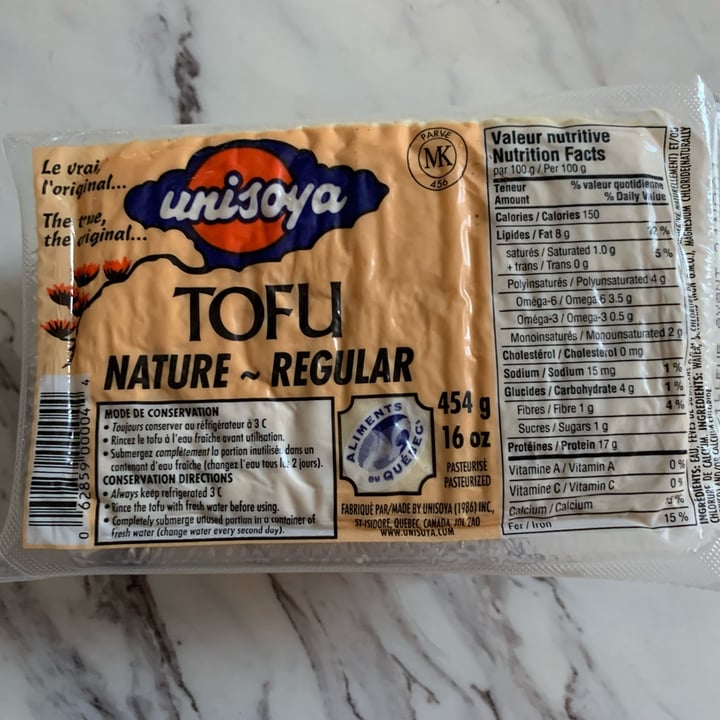 photo of Unisoya Regular Tofu shared by @valcou13 on  13 Nov 2021 - review
