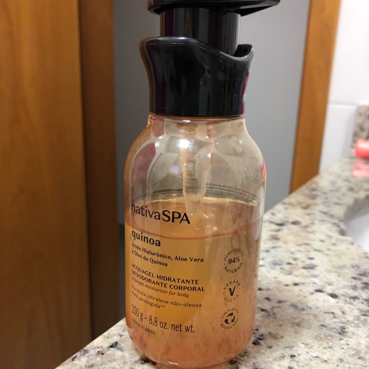 photo of Nativa spa natura Acquagel Hidratante Quinoa shared by @priscillabessi on  06 Jun 2022 - review