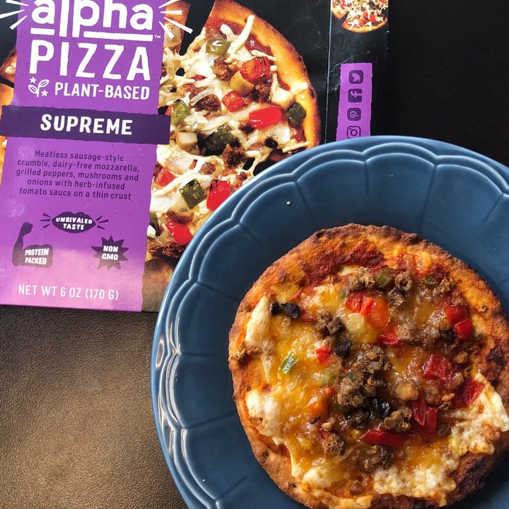 photo of Alpha Foods Supreme Alpha Pizza shared by @parifairie on  13 Oct 2020 - review