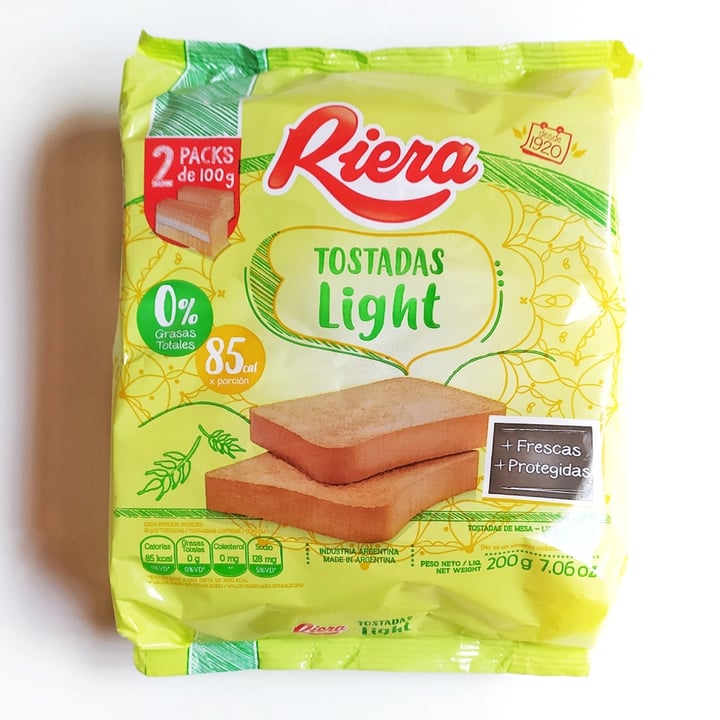 photo of Riera Tostadas light shared by @carolinacaridi on  08 Nov 2020 - review