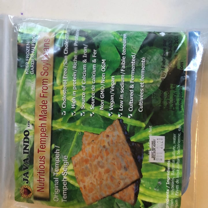 photo of Java Indo Organic Tempeh shared by @sarahmckinnon on  23 Oct 2020 - review