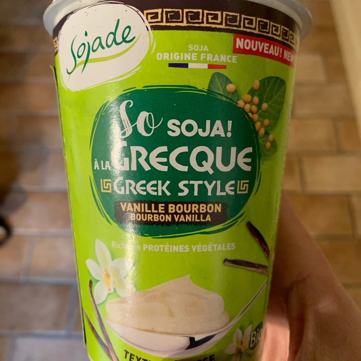 photo of Sojade So Soja! À la Grecque Vanille Bourbon Soya Yogurt alternative 400g shared by @giusina on  15 Mar 2022 - review