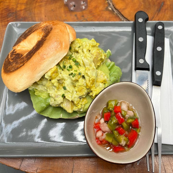 review photo of Dolce Bakery Vegan Chicken Mayo and Avo shared by @annabrooke on 21 Feb 2022 - review