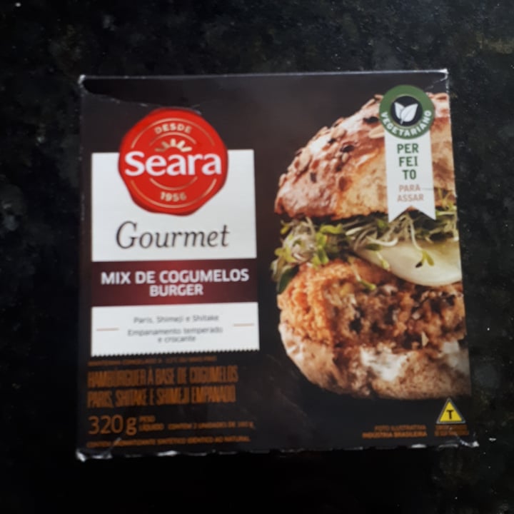 review photo of Seara Mix De Cogumelos Burguer SEARA shared by @cduarte on 19 Jun 2022 - review