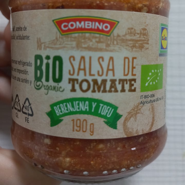 photo of Combino Salsa de tomate berenjena y tofu shared by @heiru on  26 May 2022 - review