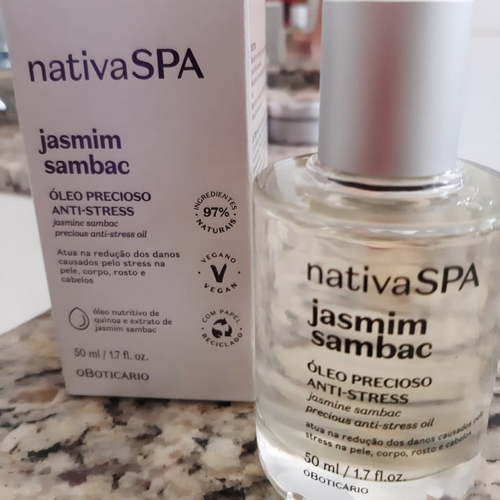 photo of O Boticário Óleo Precioso Anti-Stress Jasmim Sambac shared by @fernandadc on  31 Jul 2022 - review