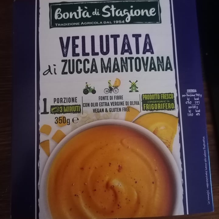 photo of Bontà di stagione Vellutata di Zucca mantovana shared by @mirtill on  28 Nov 2022 - review