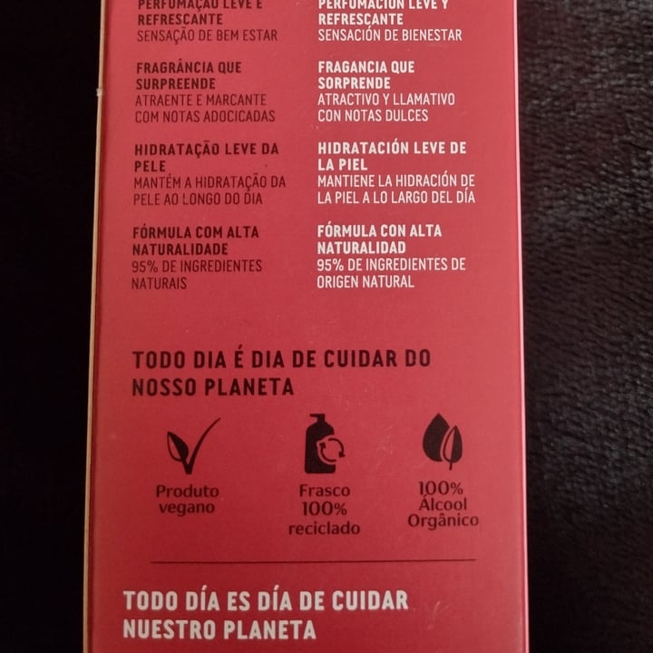 photo of Natura Body Splash Tododia Cereza y Avellana shared by @noebazualdo on  25 Jul 2022 - review