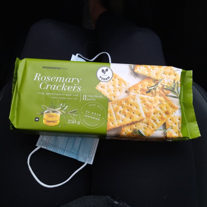 photo of Woolworths Food Rosemary Crackers shared by @jesscaga on  06 Jun 2021 - review