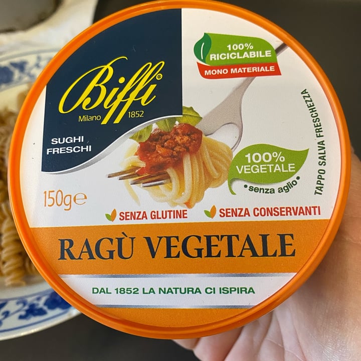review photo of Biffi RagĂš Vegetale (in barattolo di plastica) shared by @fiorellik on 06 Mar 2022 - review