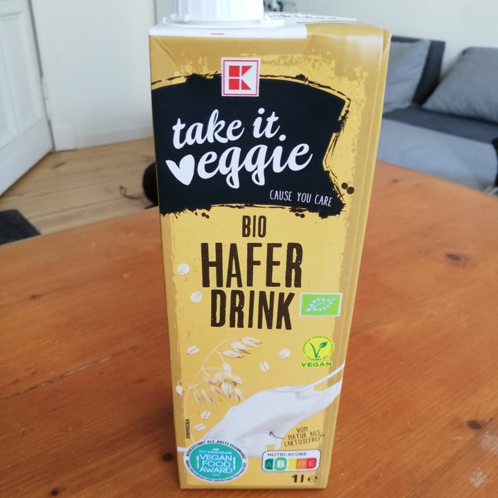 photo of Kaufland Take it Veggie Bio Hafer Drink shared by @mareikeks on  18 Jul 2021 - review