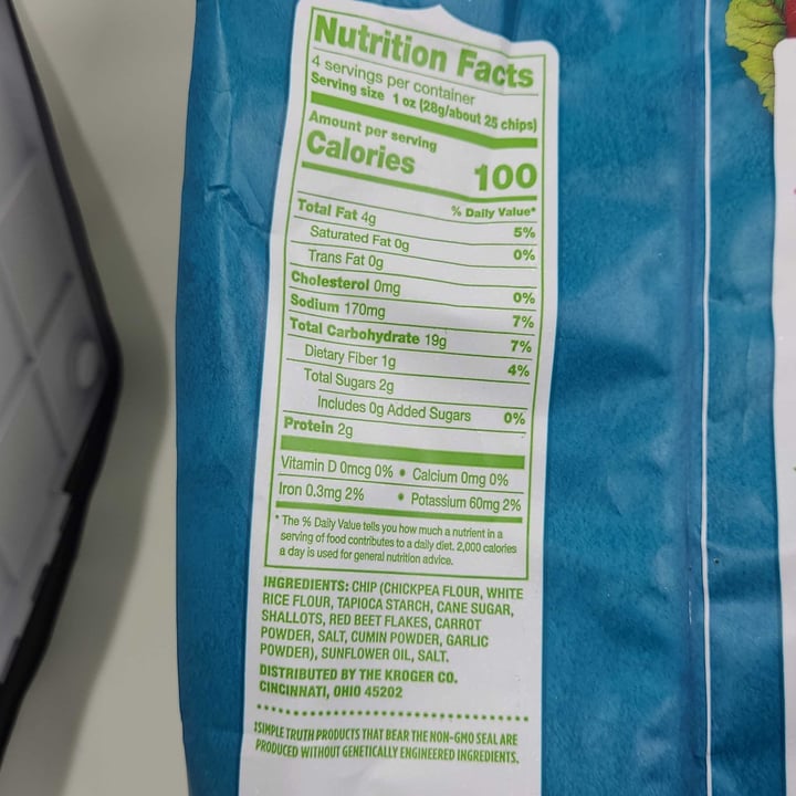 photo of Simple Truth Popped root veggie crisps shared by @greentini4 on  20 Oct 2021 - review