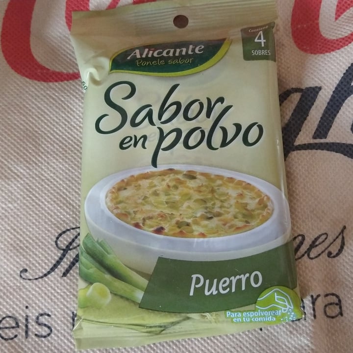 photo of Alicante Sabor en Polvo Puerro shared by @gabiveg95 on  25 Oct 2020 - review