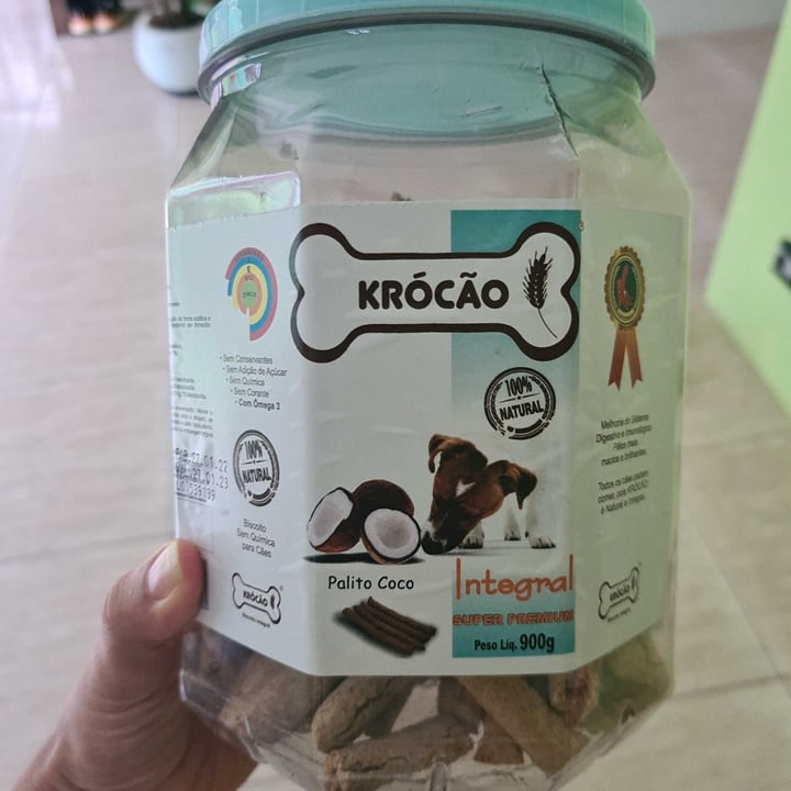 photo of Krócão Palito coco integral premium shared by @steasuanutri on  30 Apr 2022 - review