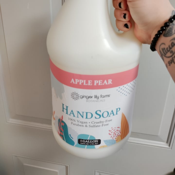 photo of Ginger Lily Farms Hand soap- apple pear shared by @ally1989 on  28 Mar 2022 - review