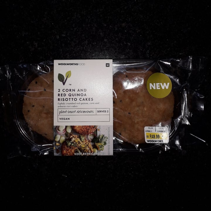 photo of Woolworths Food 2 Corn and Red Quinoa Risotto Cakes shared by @ustrauss on  24 Mar 2021 - review