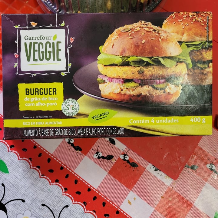 photo of Carrefour Veggie Burguer  shared by @gilzatbarbosa on  12 Sep 2022 - review