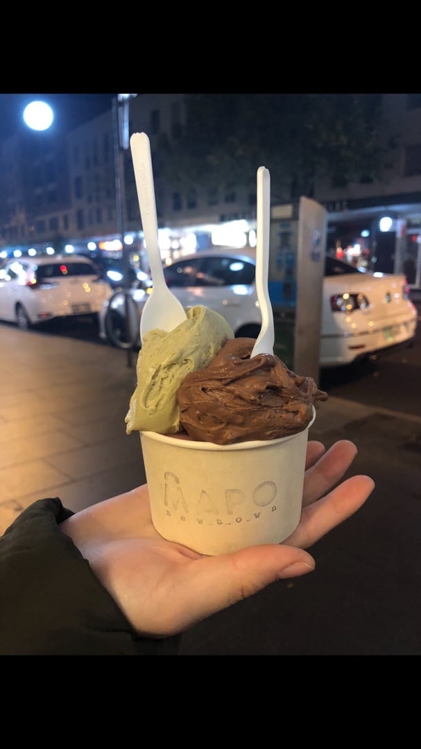 review photo of Mapo Newtown Pistachio and ‘nutella’ shared by @alieshaveg on 04 Mar 2020 - review