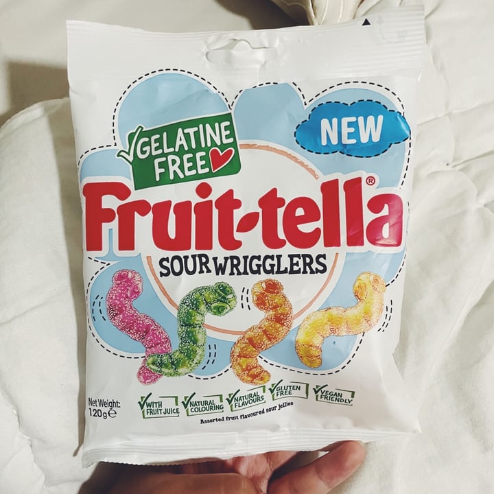 photo of Fruit-tella Sour Wrigglers shared by @clam on  08 Apr 2021 - review