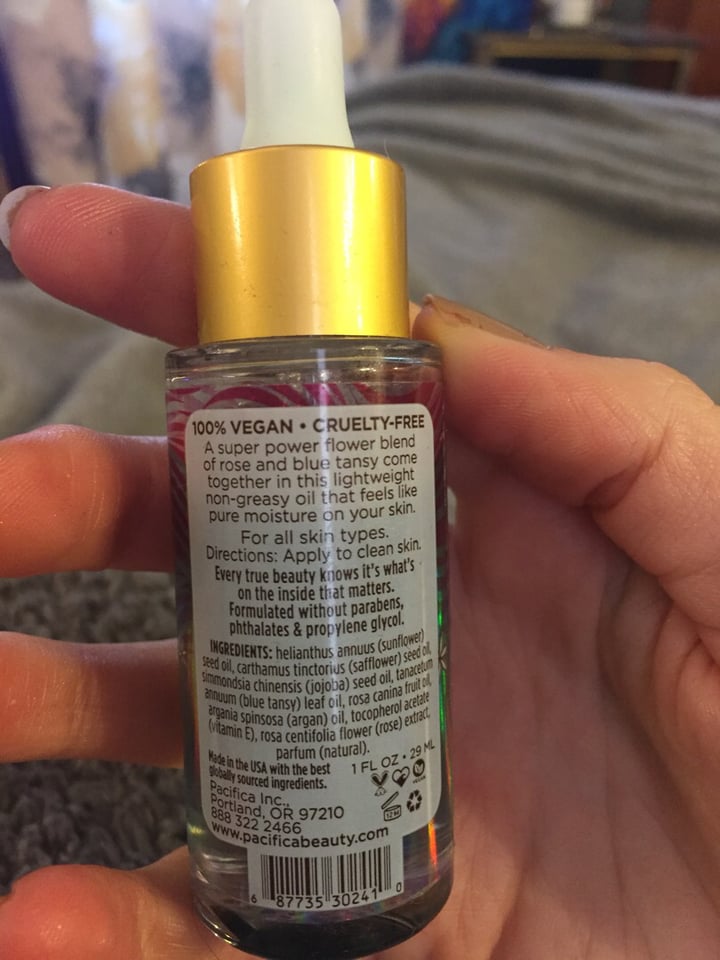 photo of Pacifica Super flower rapid response face oil shared by @mallory17 on  29 Oct 2019 - review