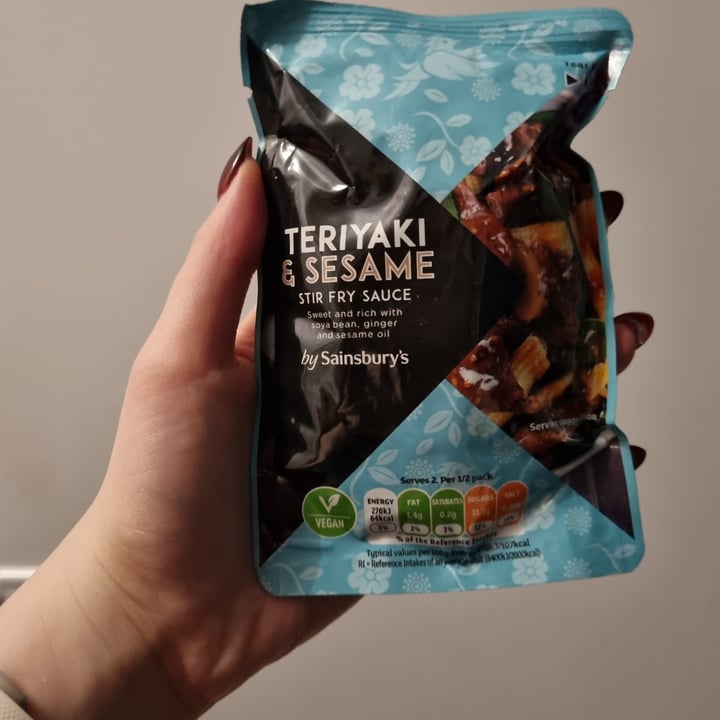 photo of Sainsbury's Teriyaki and sesame stir fry sauce shared by @chupbailey on  16 Nov 2021 - review