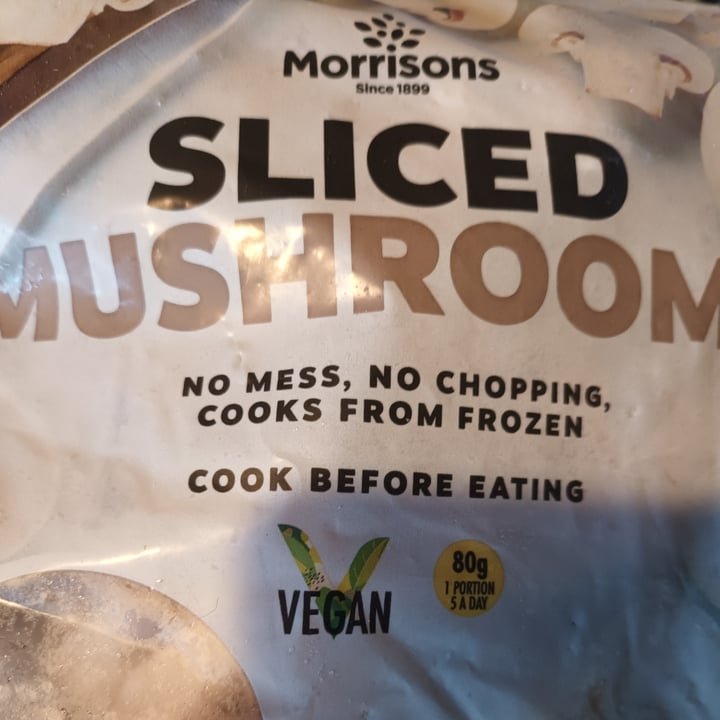 photo of Morrisons Sliced mushrooms shared by @fluffc0rner on  16 Sep 2022 - review