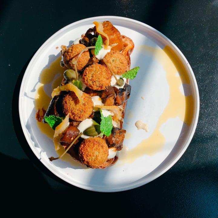 review photo of Brik cafe Aubergine, Tahini Open Sandwich shared by @eliomoavero on 08 Sep 2021 - review