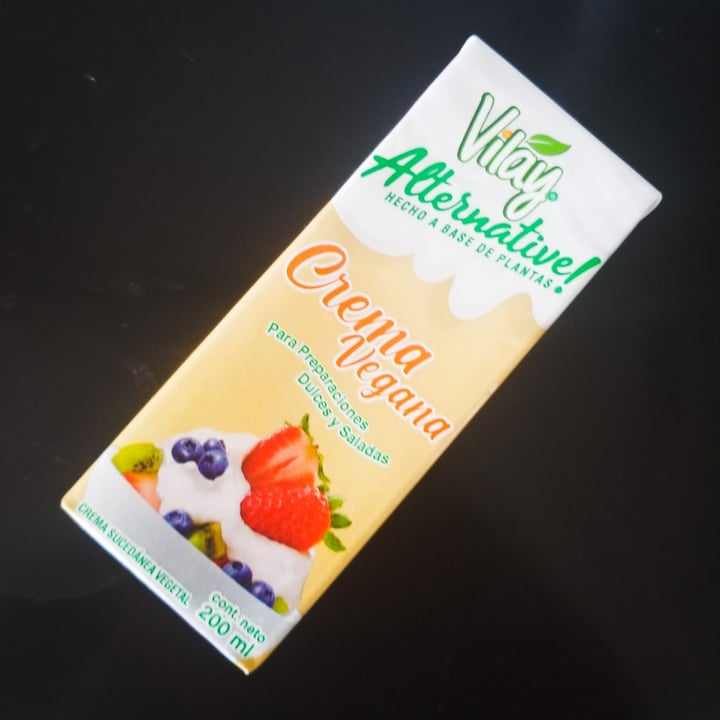 photo of Vilay Crema Vegana shared by @beckyisvegan on  03 Oct 2020 - review