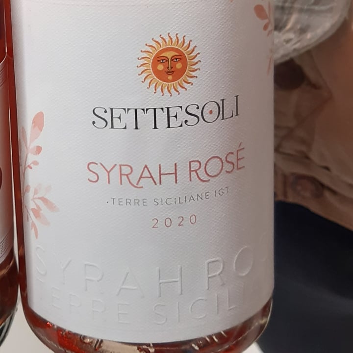 photo of Settesoli Sirah Rosè shared by @vegsara on  04 Jan 2022 - review
